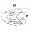 Προστατευτικά μανιτάρια μηχανής PUIG PRO BMW S1000RR 19-22 thumb