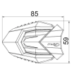 Προστατευτικά μανιτάρια μηχανής PUIG R19 KAWASAKI ZX-10R 11-23, ZR-10RR 17-23 thumb