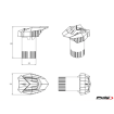 Προστατευτικά μανιτάρια μηχανής PUIG R19 YAMAHA FAZER8 13-16, FZ1 06-15, FZ1 FAZER 06-16, FZ8 10-16, FZ8 FAZER 10-12 thumb