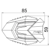 Προστατευτικά μανιτάρια μηχανής PUIG R19 KAWASAKI ER-6N 05-08 Προστατευτικά μανιτάρια μηχανής PUIG R19 KAWASAKI ER-6N 05-08 thumb