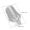 Φιμέ ζελατίνα μοτοσυκλέτας PUIG TOURING για TRIUMPH TIGER SPORT 660 22-23 thumb