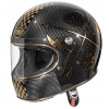 Κράνος μηχανής PREMIER TROPHY CARBON NX GOLD CHROMED FULL FACE