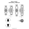 QUAD LOCK 360 Arm Dual Pivot Μπάρα για βάση μοτοσυκλέτας thumb