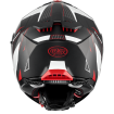 Κράνος μηχανής PREMIER TYPHOON RS 2 BLACK WHITE RED MAT FULL FACE thumb