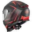 Κράνος μηχανής PREMIER TYPHOON FR 92 BLACK RED MAT FULL FACE thumb