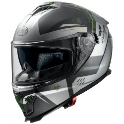 Κράνος μηχανής PREMIER TYPHOON BA MILY BLACK GRAY MAT FULL FACE