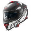 Κράνος μηχανής PREMIER TYPHOON RS 2 BLACK WHITE RED MAT FULL FACE thumb