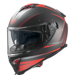 Κράνος μηχανής PREMIER TYPHOON FR 92 BLACK RED MAT FULL FACE