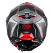Κράνος μηχανής PREMIER TYPHOON BA 17 BLACK RED FULL FACE thumb