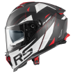 Κράνος μηχανής PREMIER TYPHOON RS 2 BLACK WHITE RED MAT FULL FACE thumb