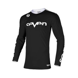 Μπλούζα motocross SEVEN RIVAL STAPLE BLACK