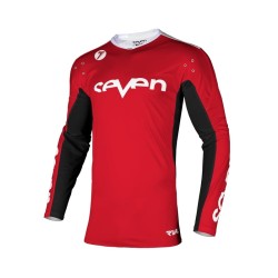 Μπλούζα motocross SEVEN RIVAL STAPLE RED