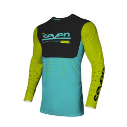 Μπλούζα μηχανής SEVEN VOX APERTURE FLO YELLOW/BLUE