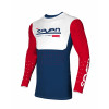 Μπλούζα μηχανής SEVEN VOX APERTURE FLO WHITE/RED/NAVY