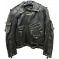 Δερμάτινο μπουφάν μηχανής CHOPPER BLACK thumb