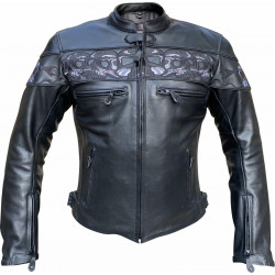 Δερμάτινο μπουφάν μηχανής Skull Chopper Master Δερμάτινο μπουφάν μηχανής Skull Chopper Master