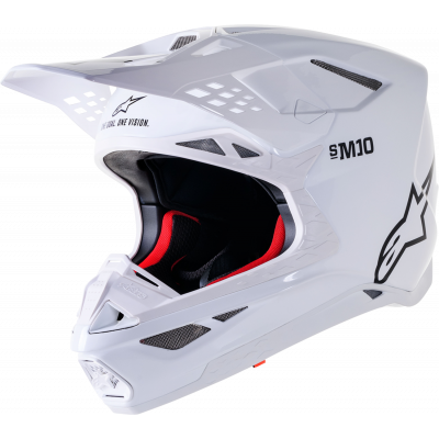 Κράνος μηχανής ALPINESTARS SM10 SOLID WHT