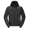 Υφασμάτινο μπουφάν μοτοσυκλέτας SPIDI HOODIE EVO SPORT BLACK