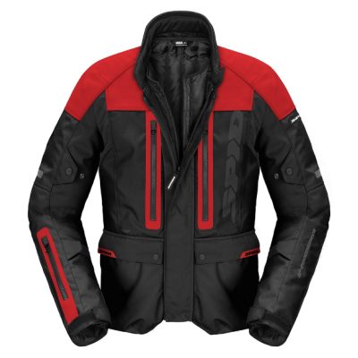 Υφασμάτινο μπουφάν μοτοσυκλέτας SPIDI TRAVELER 3 EVO BLACK/RED
