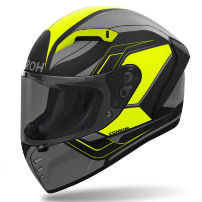 Κράνος μηχανής AIROH CONNOR DUNK ΚΙΤΡΙΝΟ ΜΑΤ FULL FACE