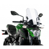 Διάφανη ζελατίνα μοτοσυκλέτας PUIG BAT για KAWASAKI ER6N 12-16, Z1000R 17-20, Z650/Z900 17-23 CLEAR
