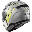 Κράνος μηχανής SHARK RIDILL 2 ASSYA GLOSS ΓΚΡΙ/ΜΑΥΡΟ/ΚΙΤΡΙΝΟ thumb