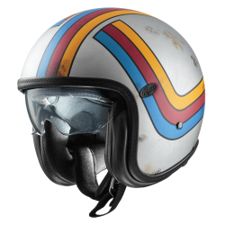 Κράνος μηχανής Premier Vintage Platinum Edition Silver