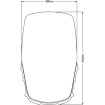 Φιμέ ζελατίνα μοτοσυκλέτας PUIG TOURING για HONDA NT650V DEAUVILLE 98-05 thumb