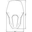 Διαφανές ζελατίνα PUIG TOURING για HONDA CRF1100L AFRICA TWIN 20-22 thumb