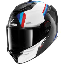 Κράνος μηχανής SHARK SPARTAN GT PRO DOKHTA CARBON ΜΑΥΡΟ/ΛΕΥΚΟ/ΚΟΚΚΙΝΟ