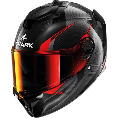 Κράνος μηχανής SHARK SPARTAN GT PRO KULTRAM CARBON ΜΑΥΡΟ/ΚΟΚΚΙΝΟ