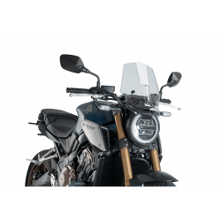Διάφανη ζελατίνα μοτοσυκλέτας PUIG NEW GENERATION SPORT για HONDA CB1000R NEO SPORTS CAFE 18-20, CB650R NEO SPORTS CAFE 19-22
