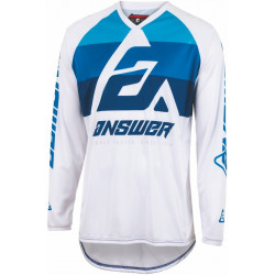 Μπλούζα μηχανής ANSWER Syncron CC Jersey- BLUE/WHITE Μπλούζα μηχανής ANSWER Syncron CC Jersey- BLUE/WHITE