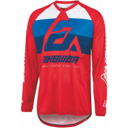 Μπλούζα μηχανής ANSWER Syncron CC Jersey- RED/WHITE/BLUE