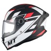 Κράνος μηχανής MT STINGER 2 ZIVZE B5 ΜΑΤ BLACK/WHITE/RED FULL FACE thumb