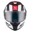 Κράνος μηχανής MT STINGER 2 ZIVZE B5 ΜΑΤ BLACK/WHITE/RED FULL FACE thumb