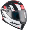 Κράνος μηχανής MT STINGER 2 ZIVZE B5 ΜΑΤ BLACK/WHITE/RED FULL FACE thumb
