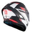 Κράνος μηχανής MT STINGER 2 ZIVZE B5 ΜΑΤ BLACK/WHITE/RED FULL FACE thumb
