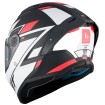 Κράνος μηχανής MT STINGER 2 ZIVZE B5 ΜΑΤ BLACK/WHITE/RED FULL FACE thumb