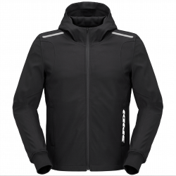 Ζακέτα μοτοσυκλέτας SPIDI HOODIE ARMOR LIGHT BLACK