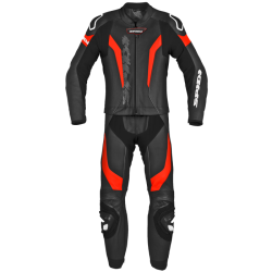 Δερμάτινη φόρμα αναβάτη SPIDI LASER TOURING Red/Black 2PC