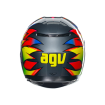 Κράνος μηχανής AGV K3 -BIRDY 2.0 ΓΚΡΙ/ΚΙΤΡΙΝΟ/ΚΟΚΚΙΝΟ thumb
