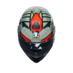 Κράνος μηχανής AGV K3 - DECEPT MATT ΜΑΥΡΟ/ΠΡΑΣΙΝΟ/ΚΟΚΚΙΝΟ thumb