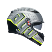 Κράνος μηχανής AGV K3 - FORTIFY GREY/BLACK/YELLOW FLUO thumb