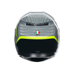 Κράνος μηχανής AGV K3 - FORTIFY GREY/BLACK/YELLOW FLUO thumb