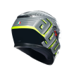 Κράνος μηχανής AGV K3 - FORTIFY GREY/BLACK/YELLOW FLUO thumb
