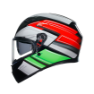 Κράνος μηχανής AGV K3 - WING BLACK/ITALY thumb