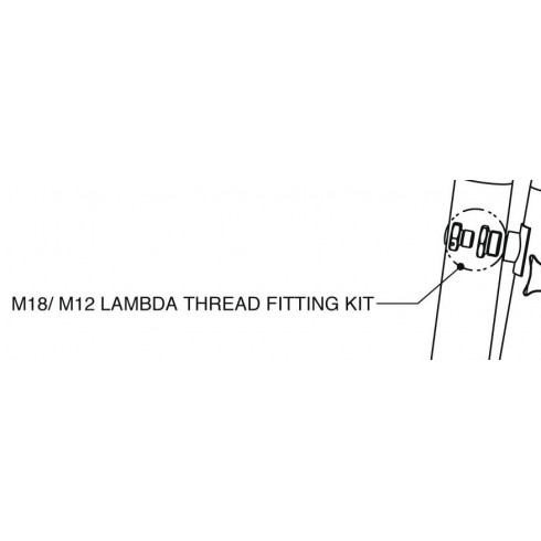 Τάπα αισθητήρα οξυγόνου AKRAPOVIC LAMBDA PLUG Τάπα αισθητήρα οξυγόνου AKRAPOVIC LAMBDA PLUG