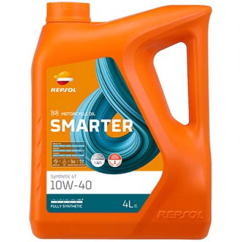 Λάδι μηχανής REPSOL SMARTER SYNTHETIC 4T 10W40 - 4L Λάδι μηχανής REPSOL SMARTER SYNTHETIC 4T 10W40 - 4L