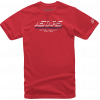 T-shirt μοτοσυκλέτας ALPINESTARS TEE SHADOW RED